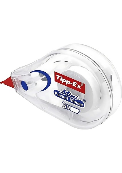 | Mini Pocket Mouse Şerit Silici, 5 mm x 6 M, Yırtılmaya Dayanıklı Plastik Bant, Anında Yazma modelleri
