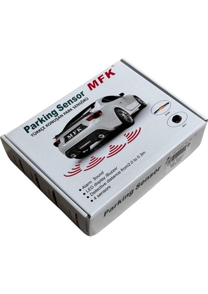 PARK SENSÖRÜ SES İKAZLI+OVAL GÖSTERGELİ B750-S (KONUŞAN) (18.5 MM) BEYAZ fiyatları