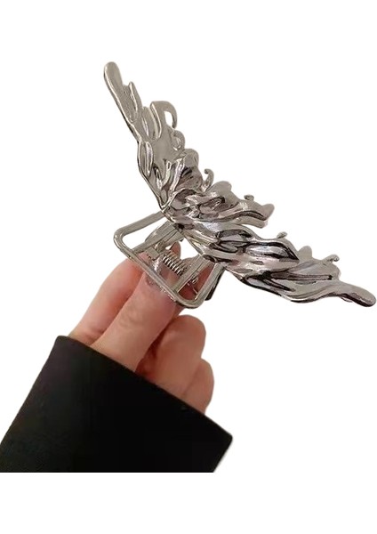 Rhinestone Saçak Plakası Köpekbalığı Klipsi Saç Aksesuarları (Yurt Dışından)