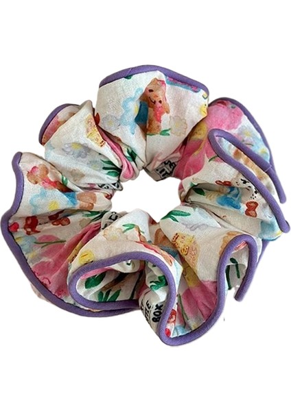 Küçük Taze Kumaş Kırma Çiçek Saç Halkası (Yurt Dışından)