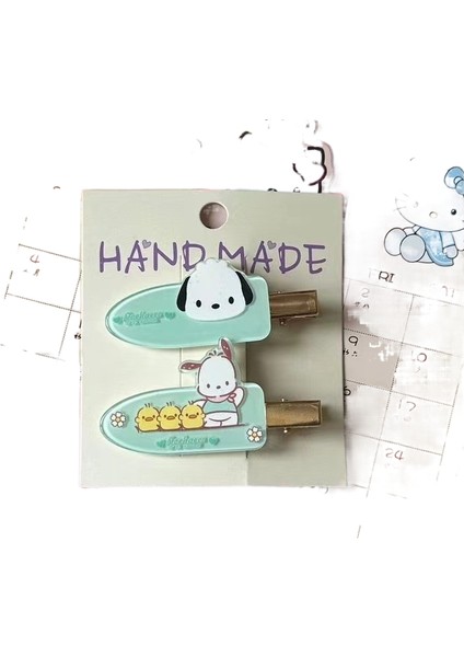 Şeker Rengi Sanrio Ördek Gagası Klipsli Saç Tokası (Yurt Dışından)