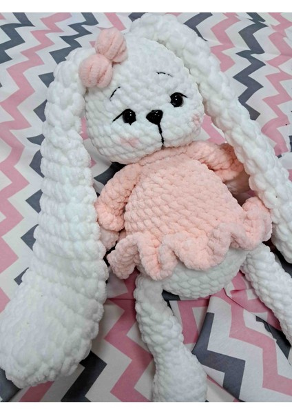 Amigurumi Kadife Tavşan 40 cm