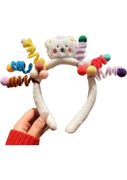 Yıka Yüz Makyajı Peluş Kafa Bandı Saç Bandı (Yurt Dışından)