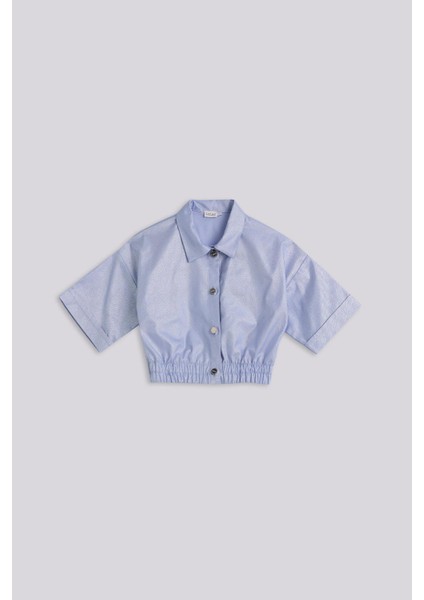 Bg Store Kız Çocuk Mavi Ceket