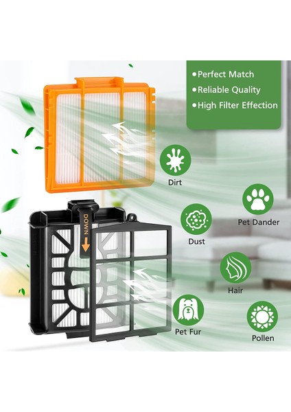 Köpekbalığı Için AV2501S RV2502AE AV2501AE RV2610WA AV2610WA Ana Yan Fırça Köpük Filtreleri Pr-Filte Paspas Robotik Vakum Parçaları (Yurt Dışından) modelleri