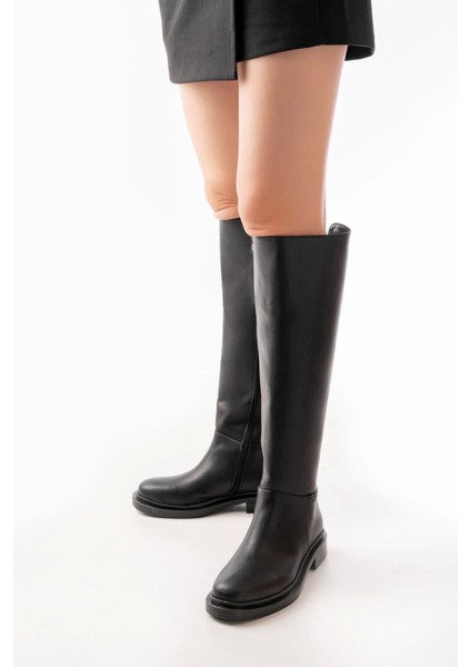 Siyah Fermuarlı Günlük Kadın Çizme fiyatları