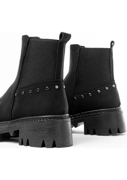 Siyah Zümrüt Lastikli Günlük Kadın Bot indirimleri