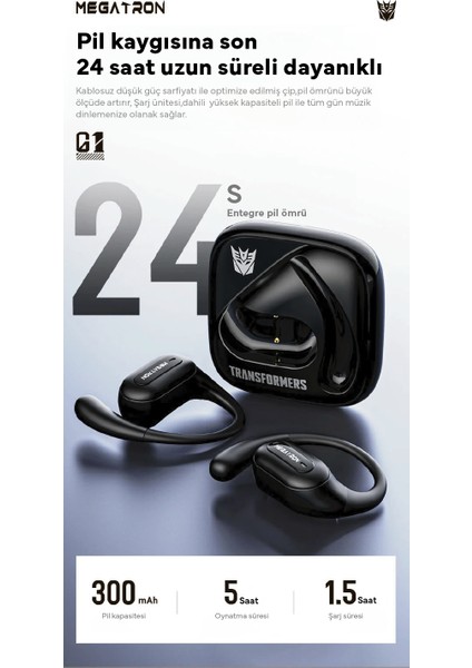 TF-T59 Bluetooth 5.4 Kulaklık - Siyah