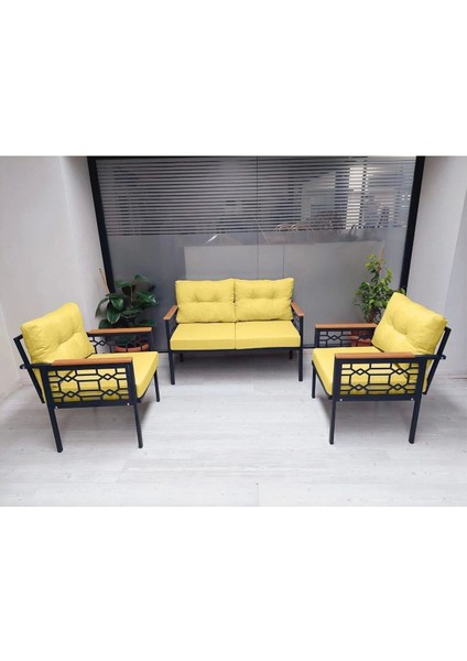 Inci Balkon-Bahçe-Ofis-Kafe- Çay Seti-Koltuk Oturma Takımı-Oturma Grubu Çstakımlazer