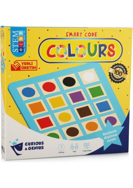 Colours Akıl ve Zeka Oyunu – Problem Çözme ve Strateji Için Eğlenceli Aktivite