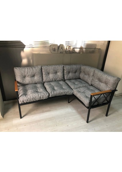 Miami Köşe Koltuk Takımı , 2+2 Balkon-Bahçe-Çay Seti-Mutfak Köşesi