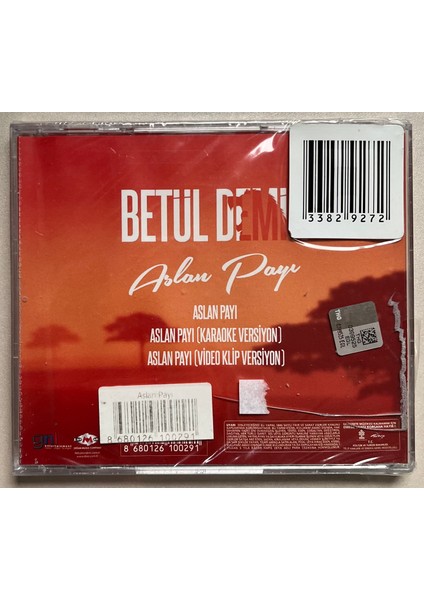 Betül Demir Aslan Payı CD (Jelatininde Sıfır Orjnal Dönem Baskı Cd) fiyatları