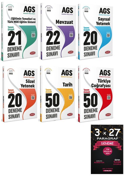 2025 Meb / Ags 183 Deneme 6'lı Set Ultra Serisi