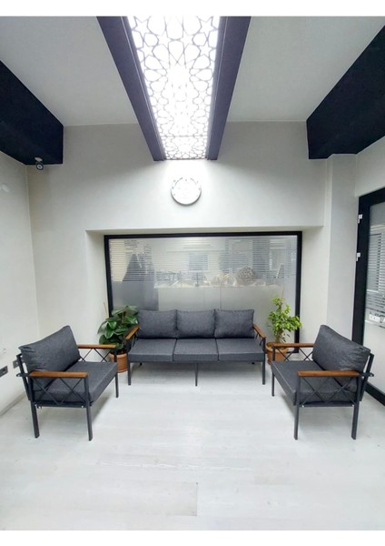 Safir Balkon-Bahçe-Kafe Çay Seti Koltuk Oturma Takımı-Oturma Grubu