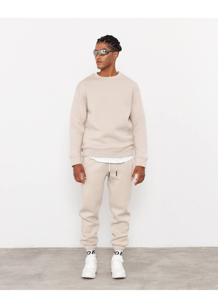 Bisiklet Yaka Basic Sweatshirt modelleri