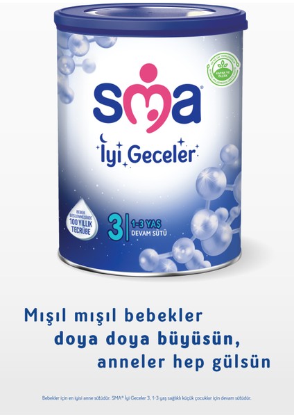 İyi Geceler 3 800 gr 1-3 Yaş Devam Sütü