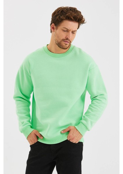Bisiklet Yaka Basic Sweatshirt fiyatları