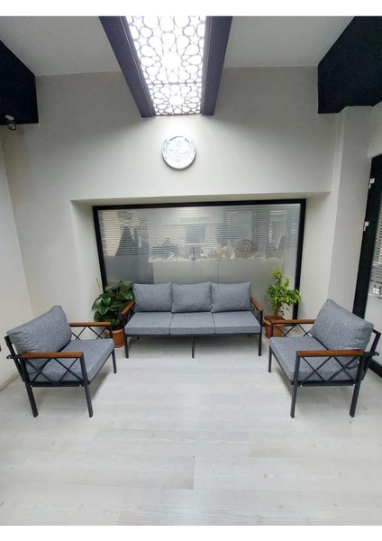 Safir Balkon-Bahçe-Kafe Çay Seti Koltuk Oturma Takımı-Oturma Grubu