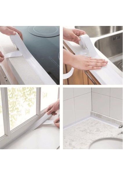 Pratik Beyaz Su Sızdırmaz Lavabo Kenar Bandı (3.2m) ( Lisinya ) modelleri