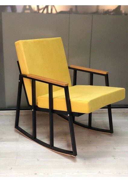 Adınshops Sallanan Koltu Tv Koltuğu Kafe-Balkon-Mutfak-Berjer-Ofis-Salon Sallanır Tekli Koltuk