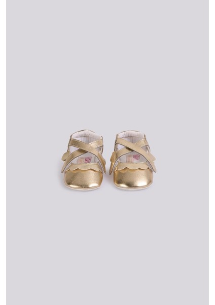 Bg Store Kız Bebek Gold Patik