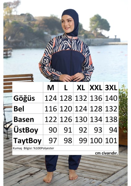 Paraşüt Tam Kapalı Tesettür Mayo 25962 Lacivert fırsatları