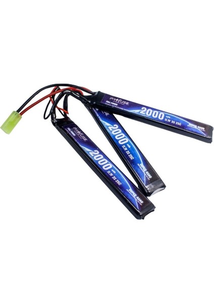 11,1V 3s 2000MAH 25C Airsoft Lipo Batarya
