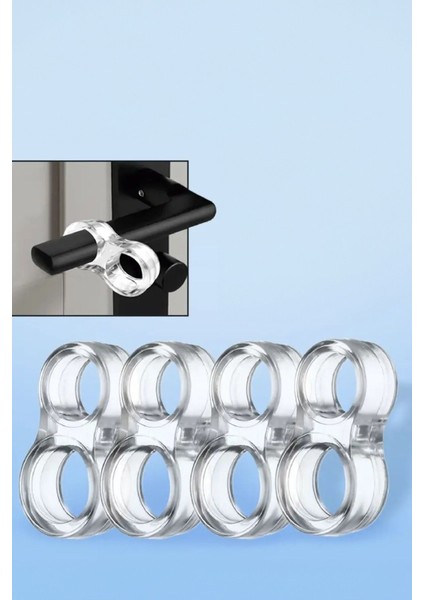 Duvar Kapı Kolu Koruyucu Duvar Çizilmesini Engelleyen 4'lü Silikon Koruyucu Stoper modelleri