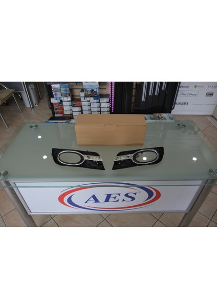 Honda Civic Sis LED Aydınlatma Drl Krom Sis Çerçeveli Fb7 2012 - 2016 fırsatları