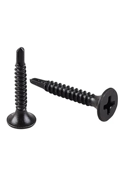 Alçıpan Vida Matkap Uçlu 3.5X25 ( 100 Adet ) Siyah