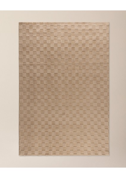 Soie Rölyef Halı - Vizon - 200 x 290 cm
