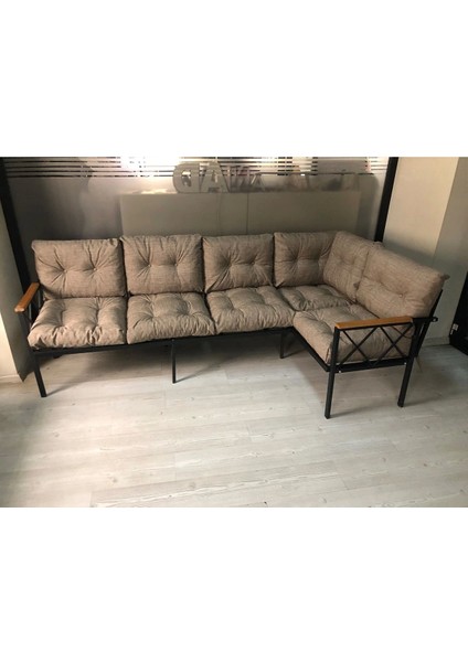 Miami Köşe Koltuk Takımı , 3+2 Balkon-Bahçe-Kafe-Çay Seti-Koltuk Takımı-Mutfak Köşesi