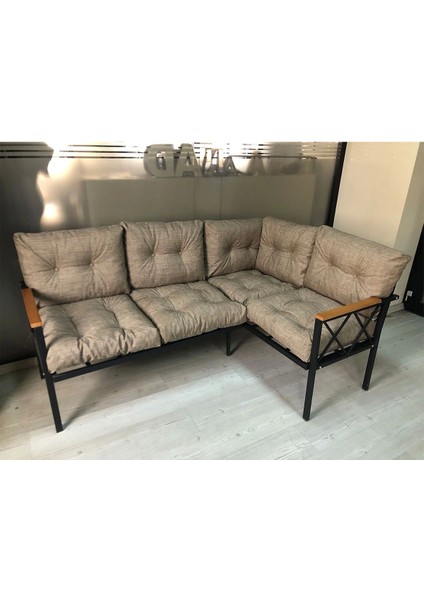 Miami Köşe Koltuk Takımı , 2+2 Balkon-Bahçe-Çay Seti-Mutfak Köşesi