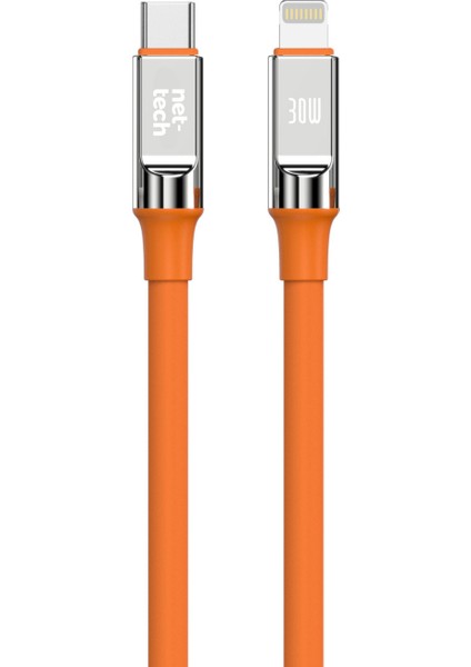 NT-DC30 30W Plastik 100 cm Type-C To Lightning Şarj ve Data Kablosu
