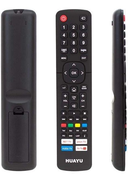 URC1530 Hısense Netflıx-Youtube-Amazon Tuşlu Ambalajlı LCD LED Tv Unıversal Kumanda