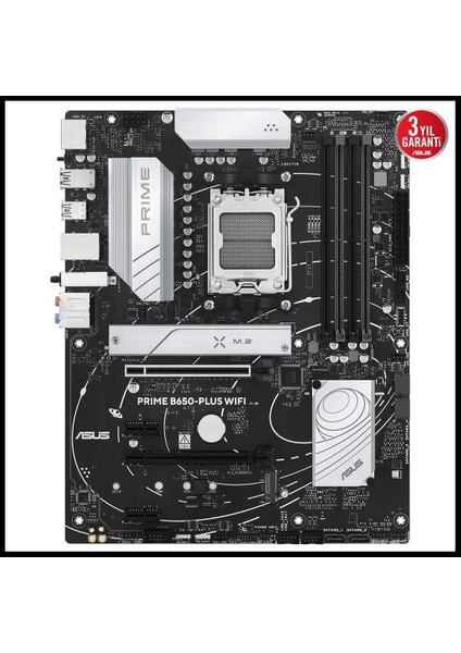 Prıme B650-PLUS Wı-Fı, 4xddr5, 2xm.2, Hdmı, Dp, Type-C, Amd Ryzen 7000 Serisi, Am5 Soket Anakart