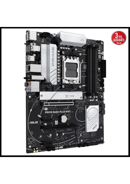 Prıme B650-PLUS Wı-Fı, 4xddr5, 2xm.2, Hdmı, Dp, Type-C, Amd Ryzen 7000 Serisi, Am5 Soket Anakart
