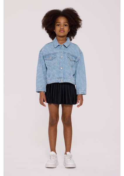 Kız Çocuk Denim Ceket