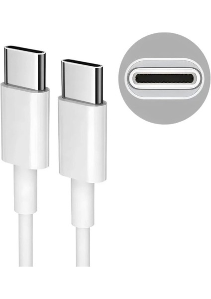 IPHONE 15-15 Pro-15 Pro Max Şarj Kablosu 1 Metre Hasır Kablo