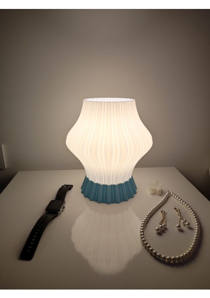 Nivara Minimalist ve Modern Abajur | Yatak Odası, Salon, Ofis Aydınlatması ve Gece Lambası