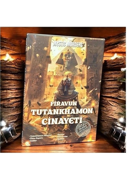 Dedektif Dava Çözme Oyunu | 4'lü Set | Kampüste, Hipnoz, Firavun, Köşkte Cinayet
