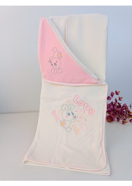 Başlıklı Love Rabbit Kız Bebek Soft Battaniye fiyatları