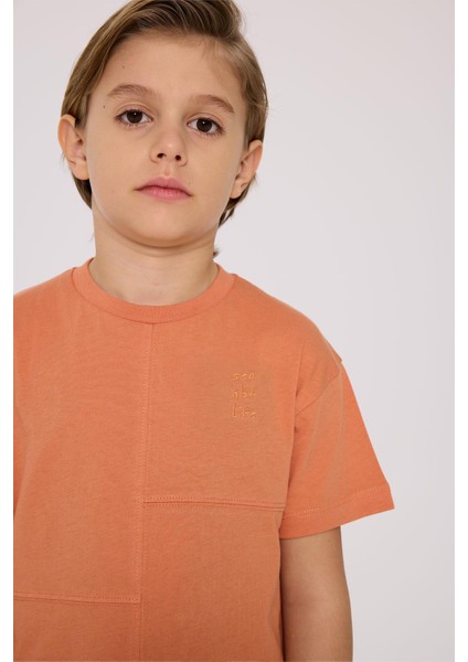 Bg Store Erkek Çocuk Kiremit Tshirt modelleri