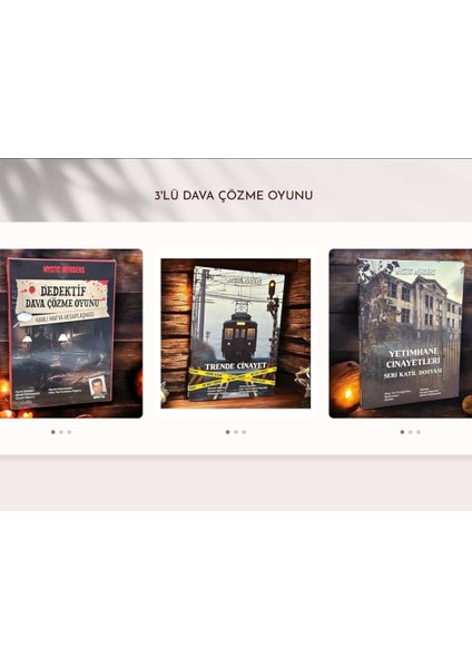Dedektif Dava Çözme Oyunu | 3'lü Set | Trende, Yetimhane, Kanlı Mafya Cinayeti