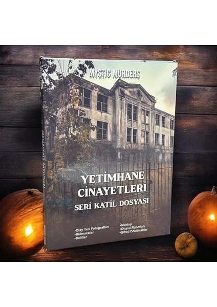 Dedektif Dava Çözme Oyunu | 3'lü Set | Trende, Yetimhane, Kanlı Mafya Cinayeti modelleri