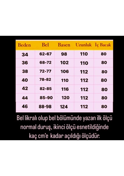 Likralı Cırt Kapama Yüksek Bel Palazzo Pantolon