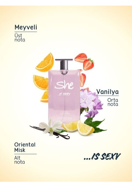 Sexy Kadın Parfüm Seti EDT 50 ml + Deodorant 150 ml