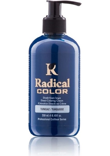 Su Bazlı Saç Boyası 250 ml Turkuaz