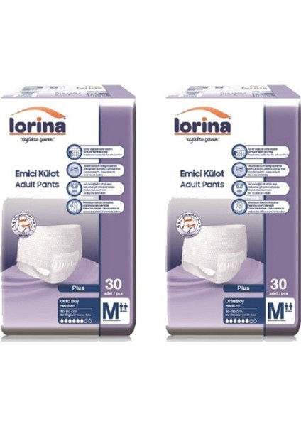 Hasta Bezi Emici Külot 30'lu 2 Paket