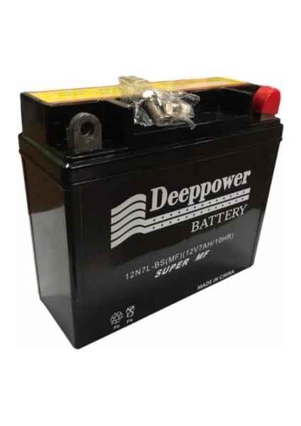 DEEPPOWER12V 7 AH MOTOSİKLET AKÜSÜ (146*59*130) (12N7L-BS)